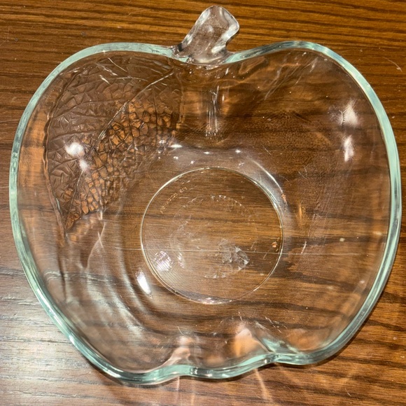 Other - Apple Shaped Glass Bowl
